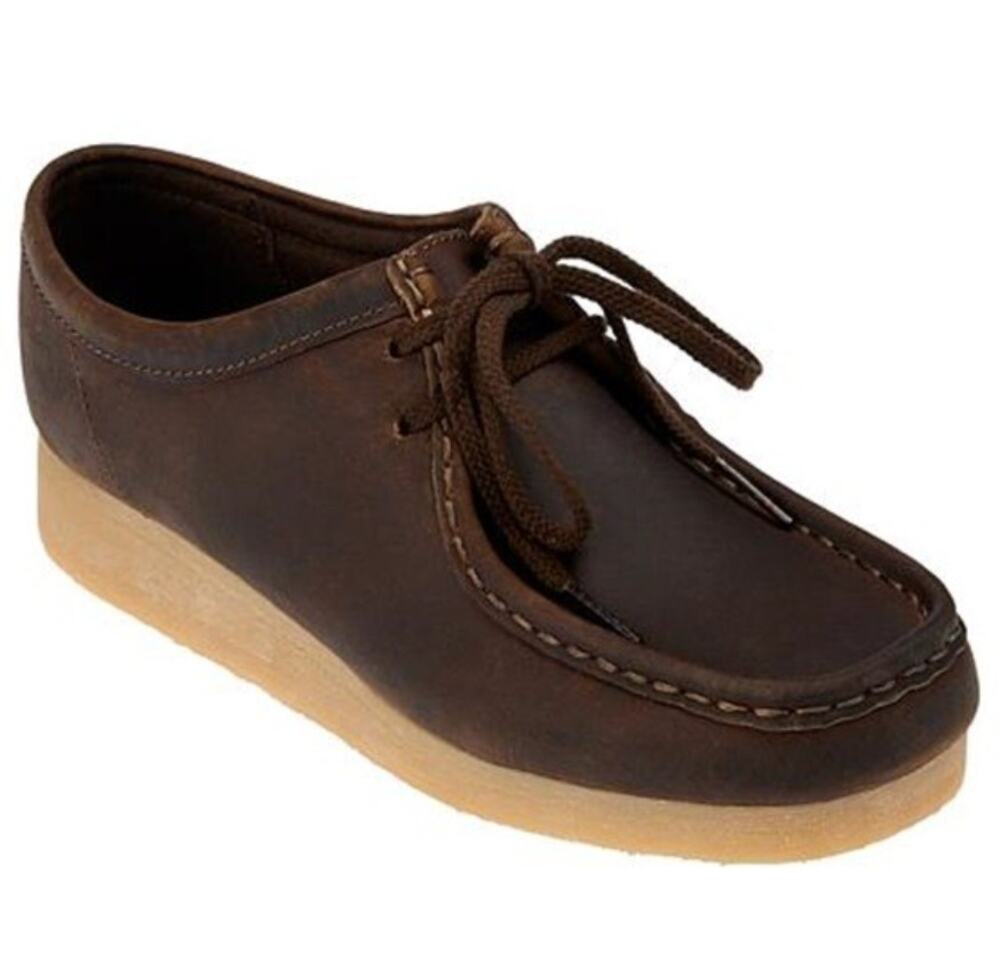 Clarks Padmora Brown Smooth Leather Lace Loafters NEW Size 9